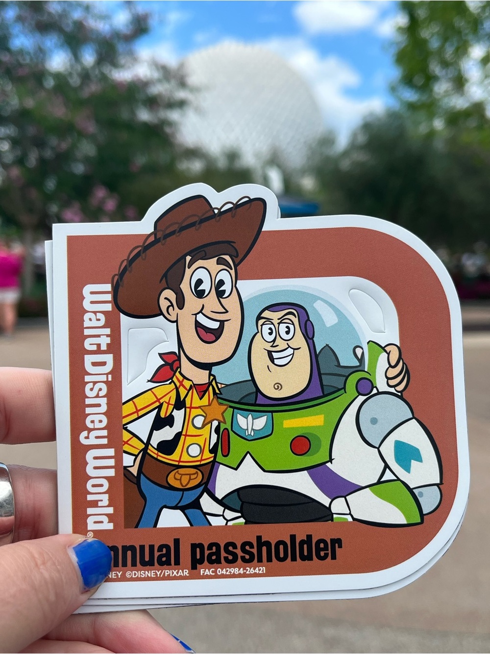 New 2026 Disney Annual Passholder Toy Story Magnet Buzz and Woody Authentic